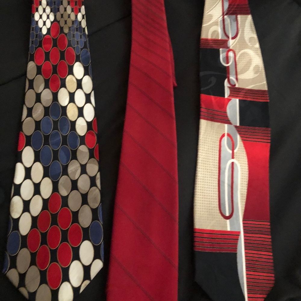 Set of 3 - Men’s  Extra Long Silk Ties